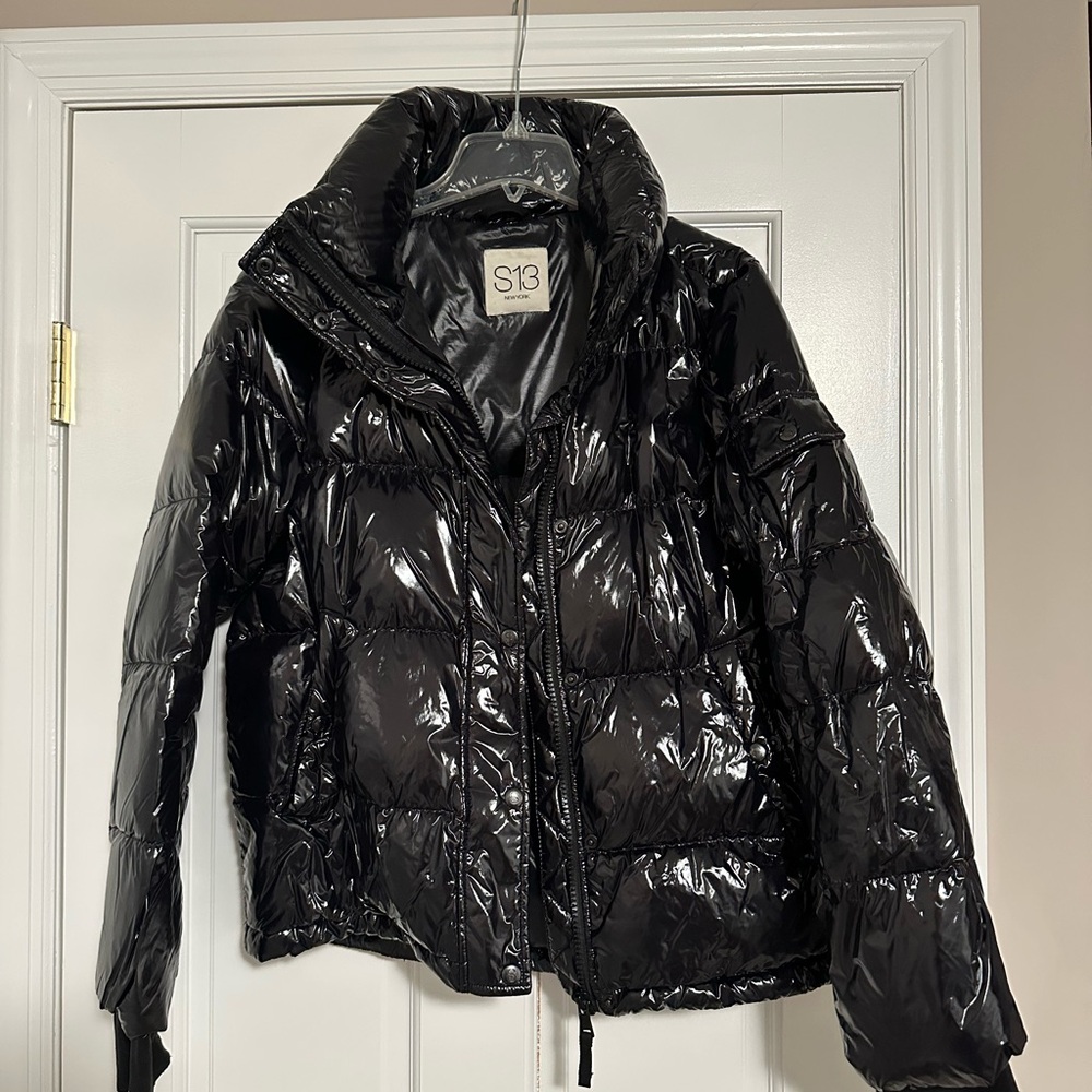 S13 Black Puffer Jacket